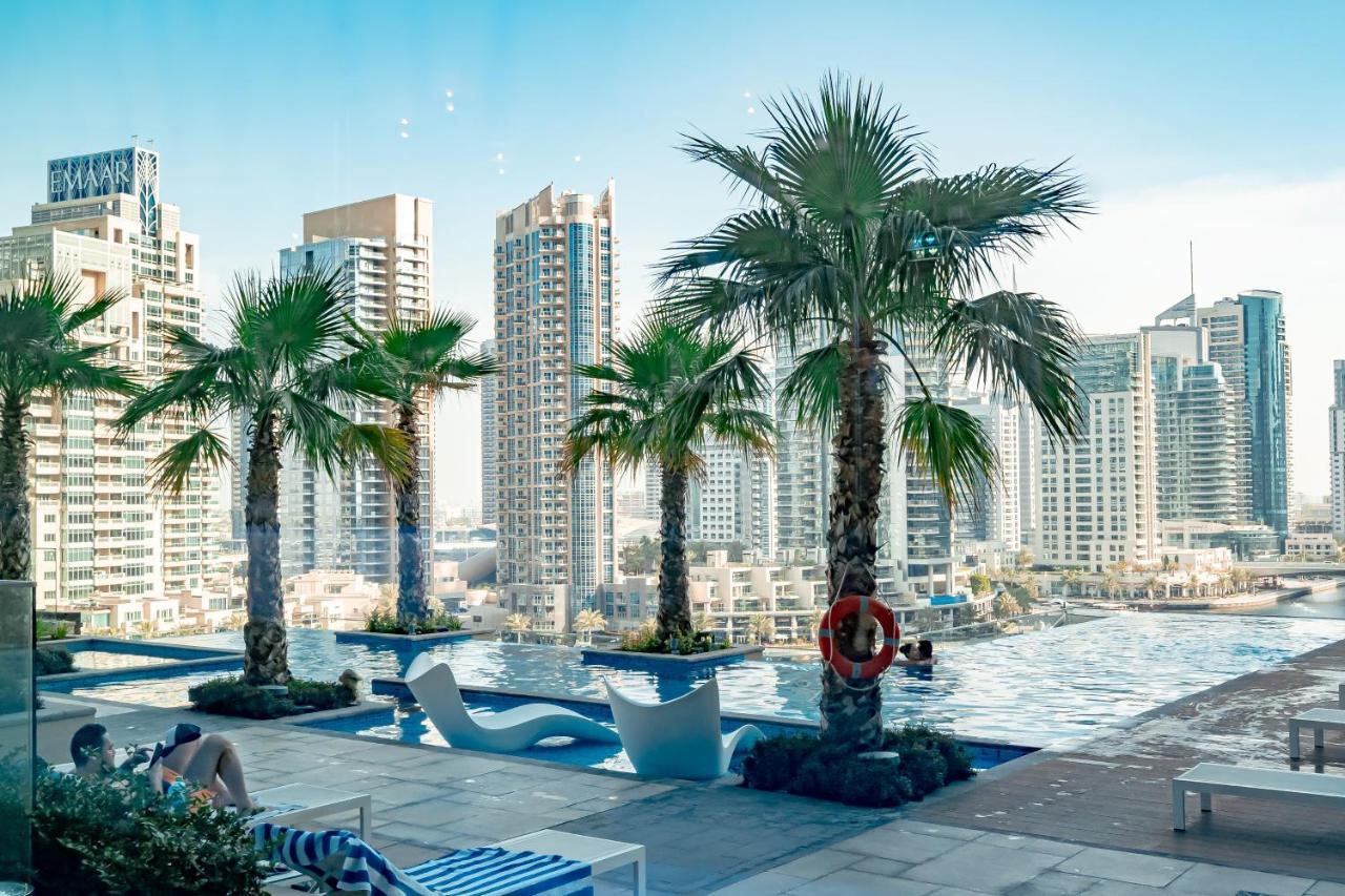 Higuests - Unique Studio With Stunning Panoramic Marina Views Dubai Eksteriør bilde